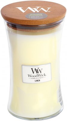 WoodWick - Linen Large - Doftljus